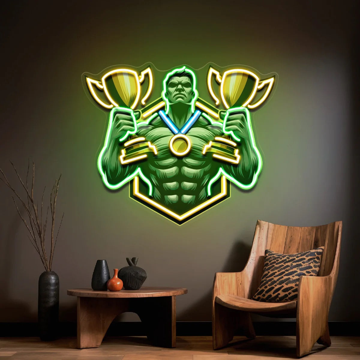 Hulk Holding Trophy Pop Art