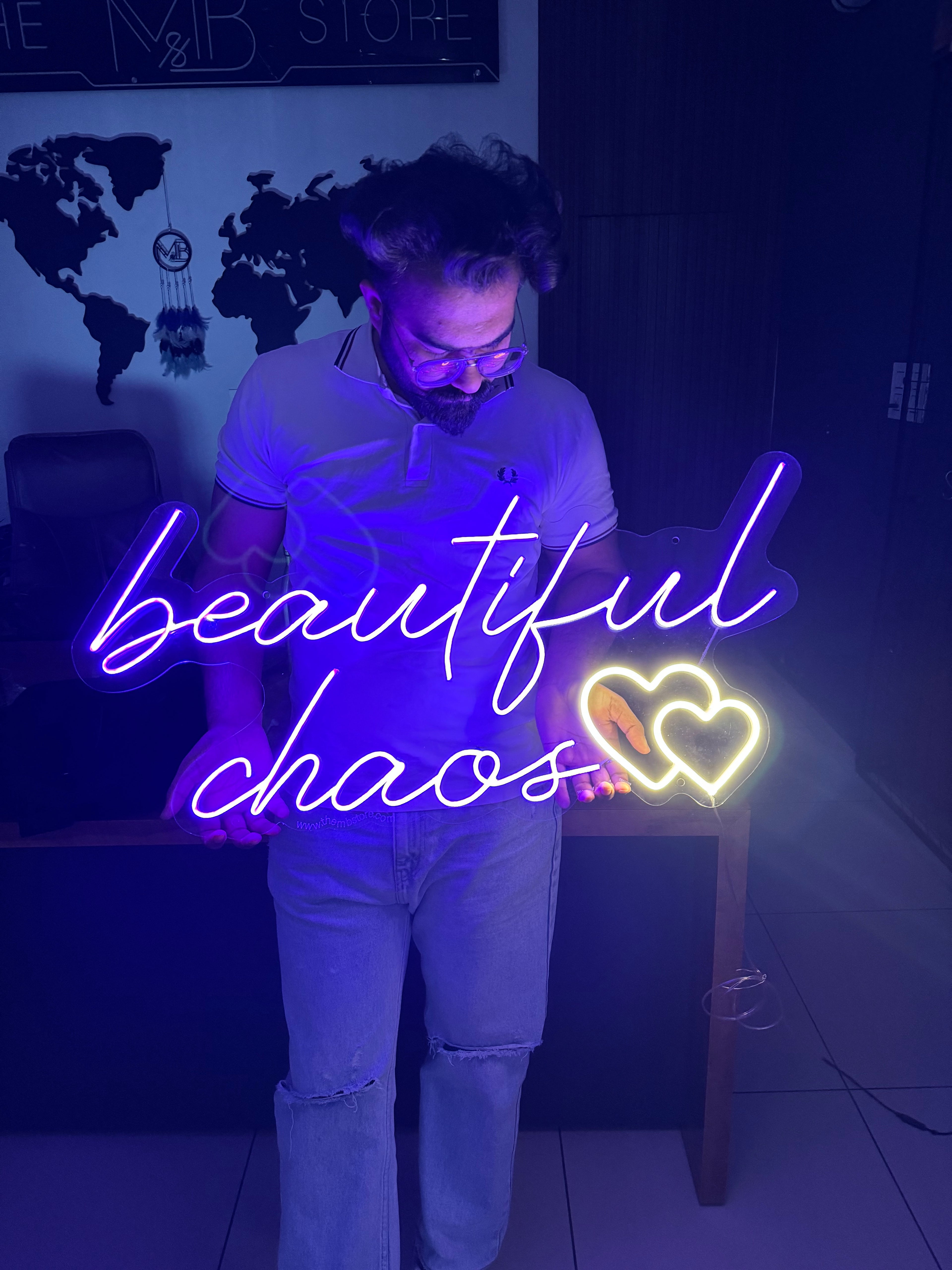 Beautiful Chaos Neon Sign