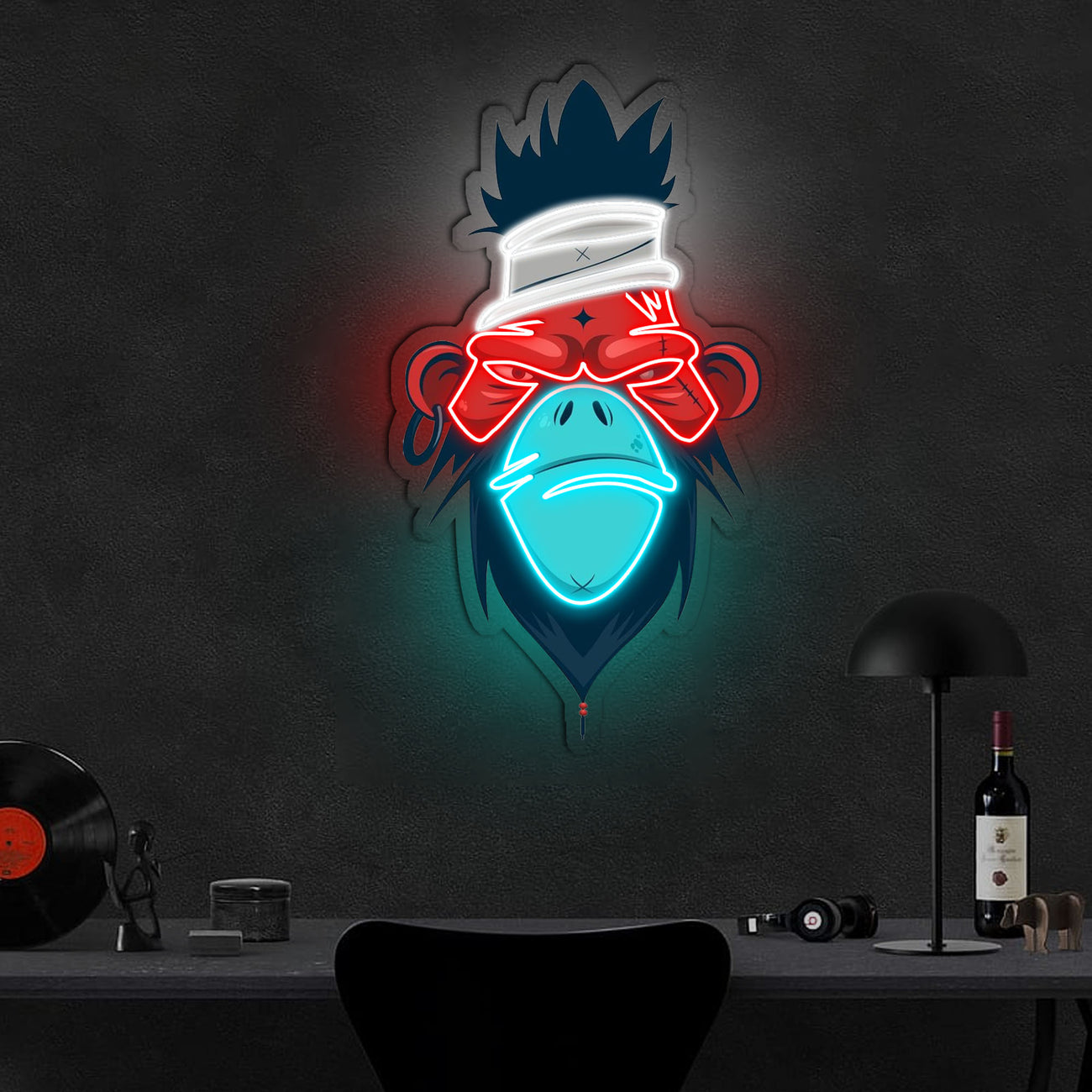 Mad Monkey Neon x Acrylic Artwork