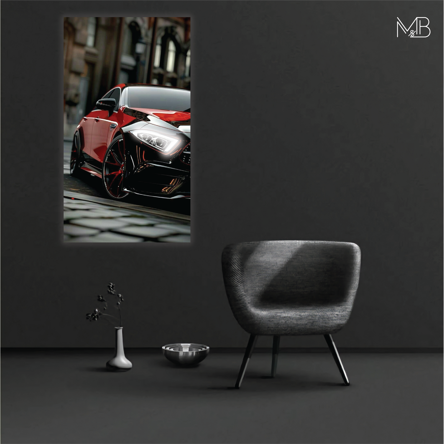 Mercedes-Benz Neon Poster