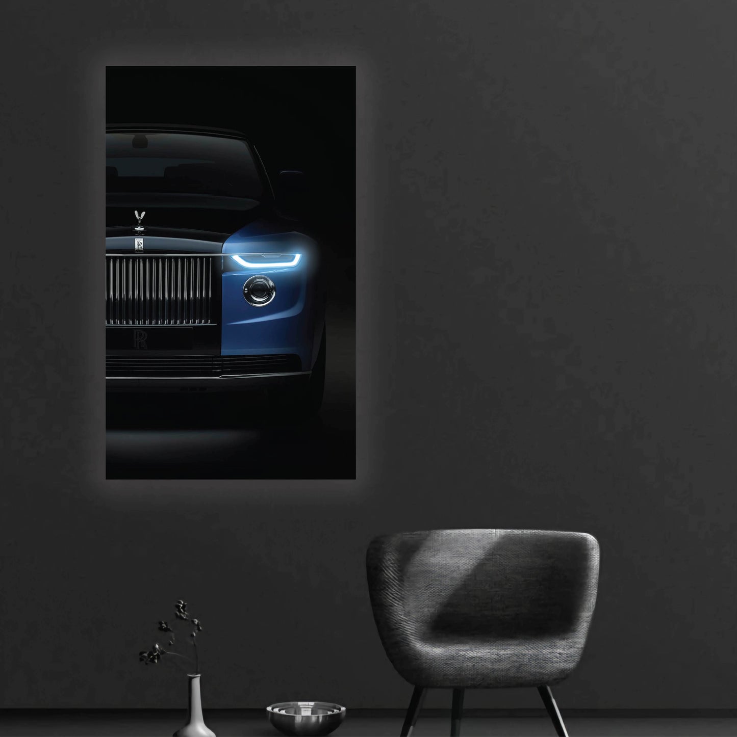 Rolls Royce Neon Poster