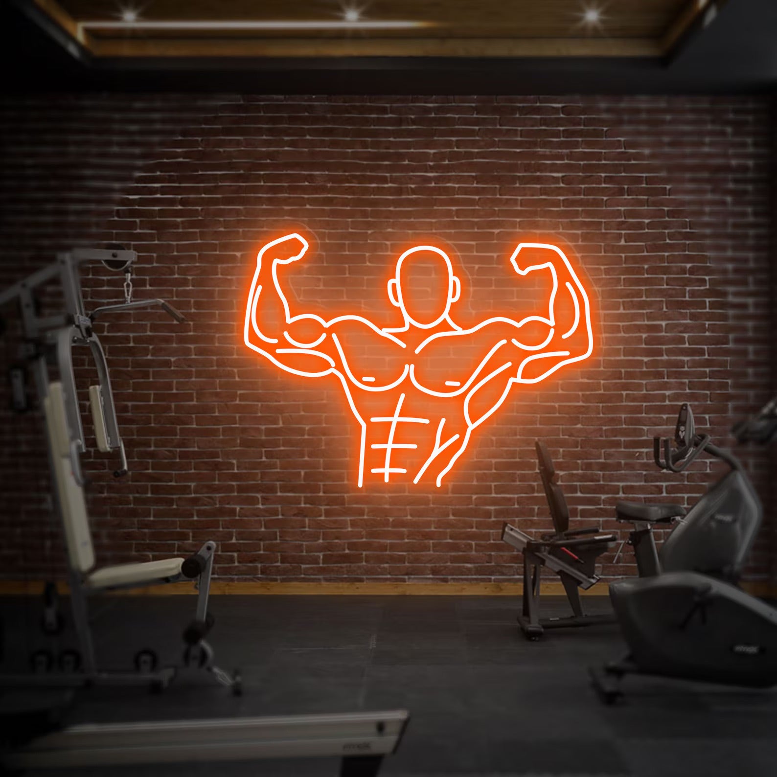 Body Builder Neon Sign