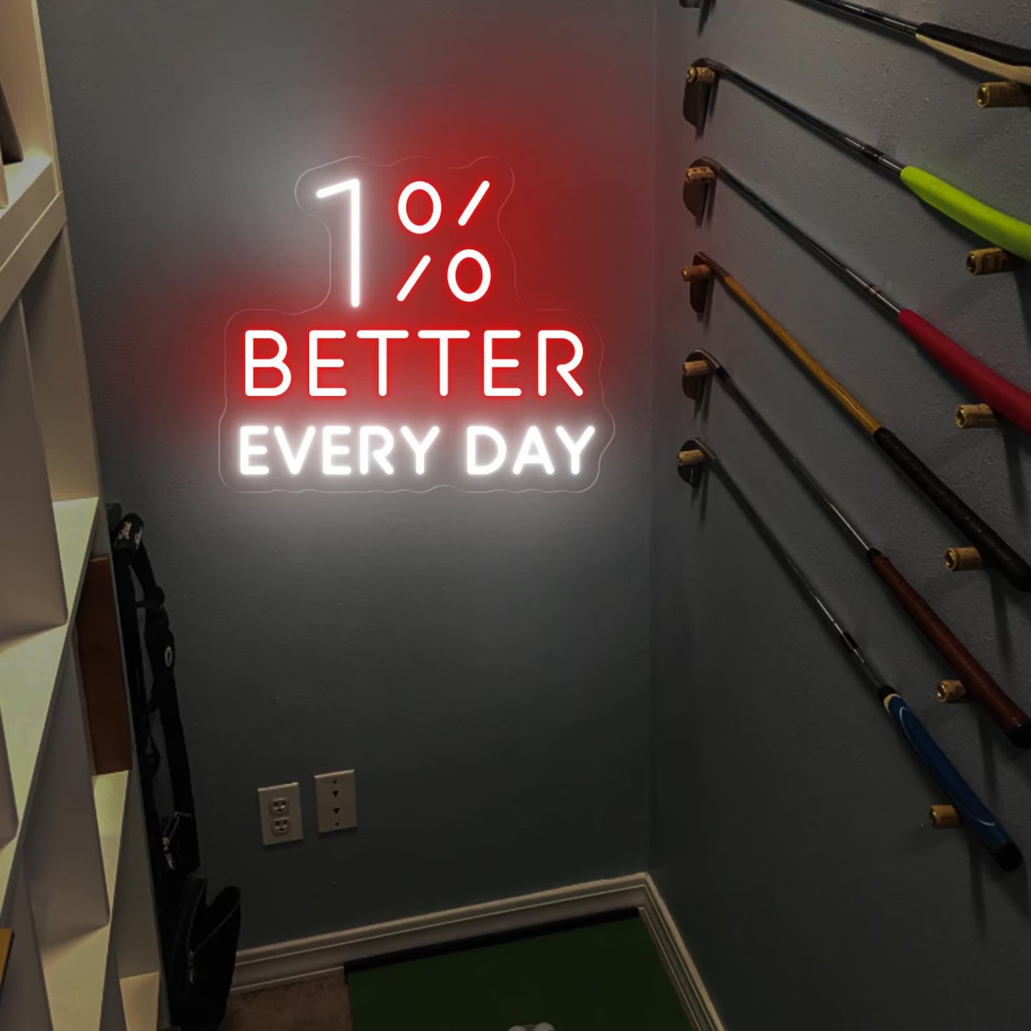 One Percent Better Everyday Neon Sign