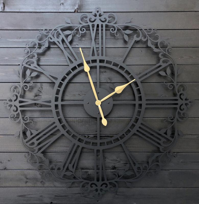 flowery Decorative Clock - Makkar & Brothers
