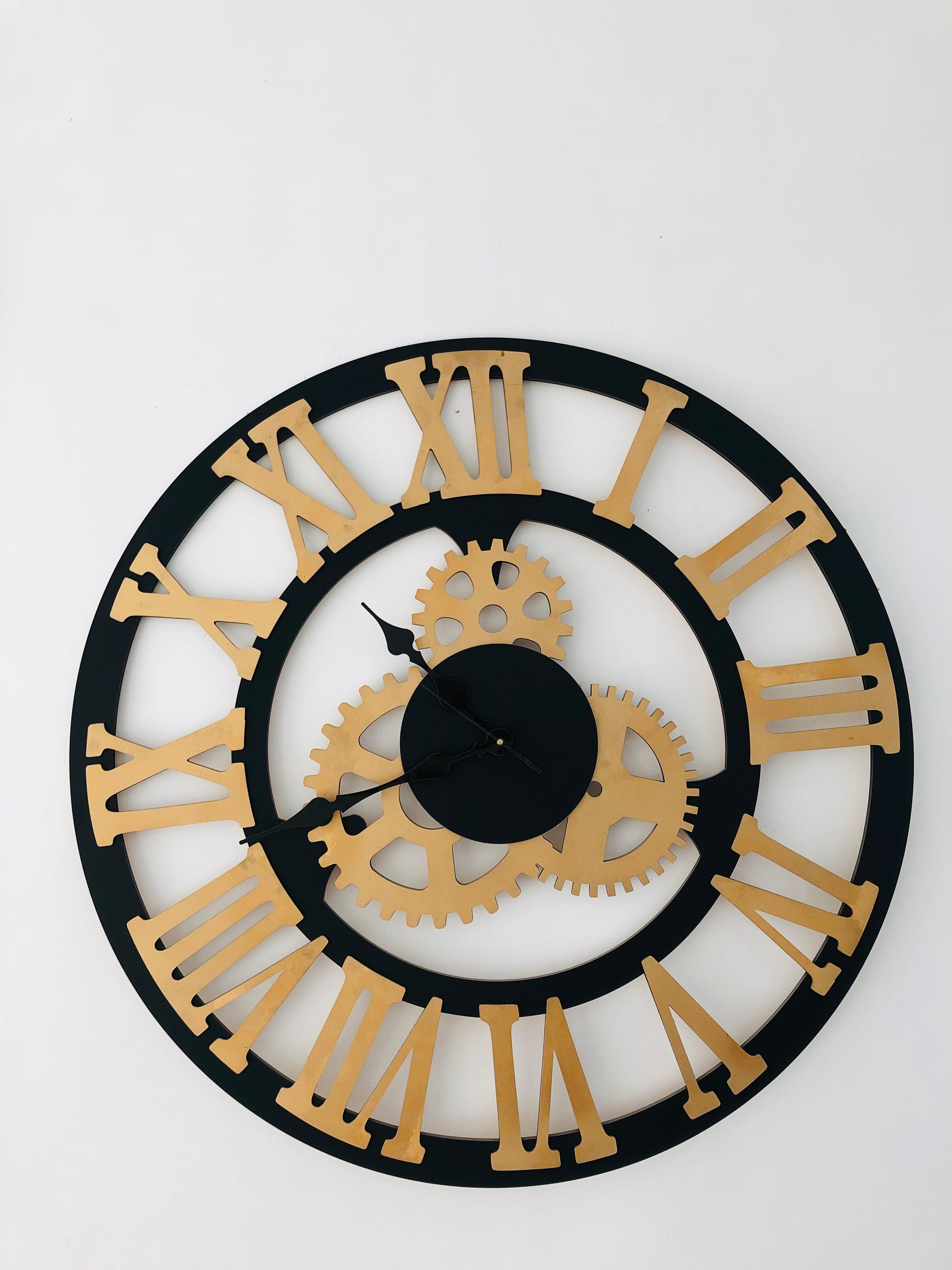 Vintage Golden Clock - Makkar & Brothers