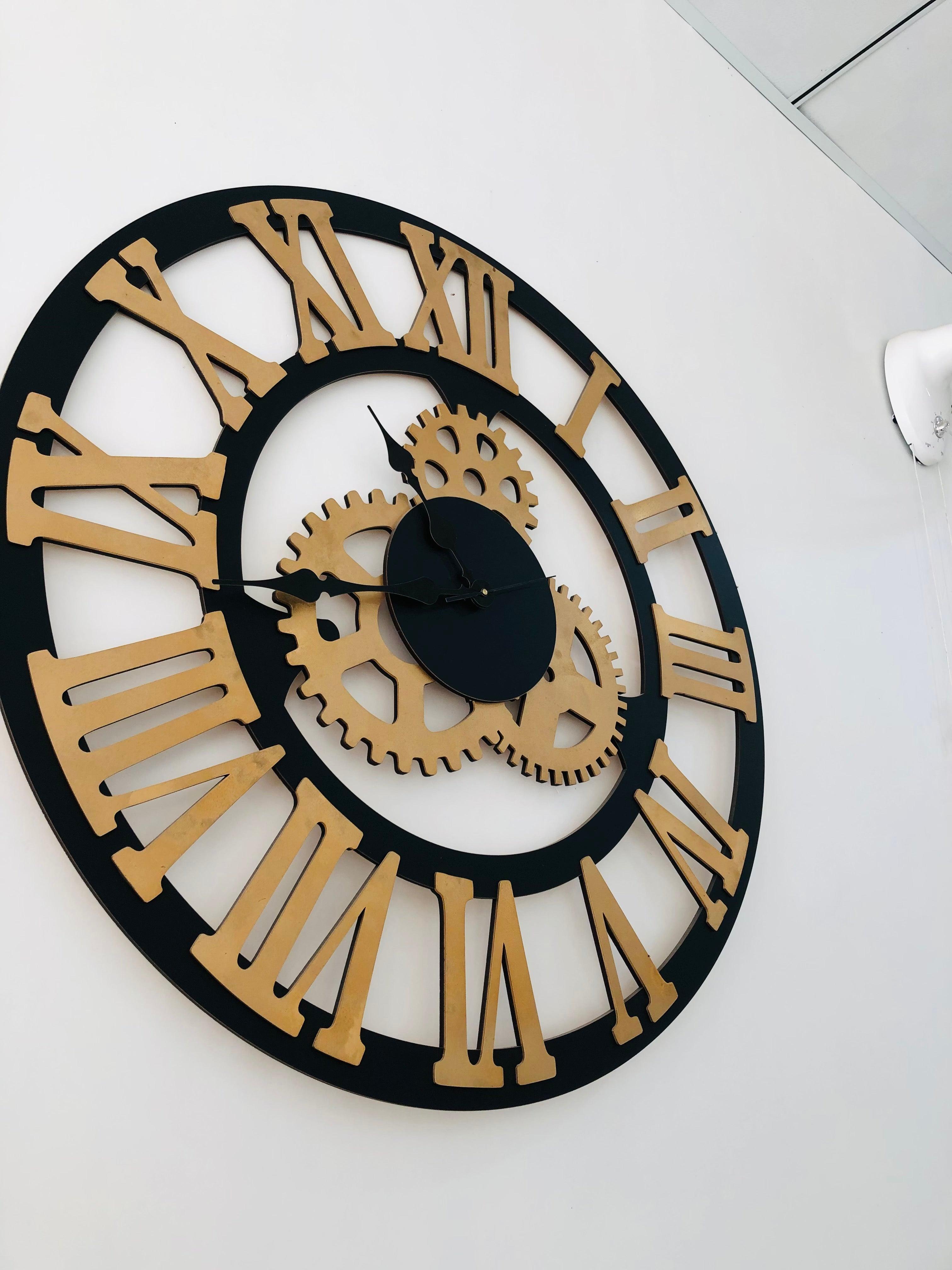 Vintage Golden Clock - Makkar & Brothers