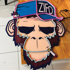 Spoiled Monkey Led Neon Acrylic Artwork