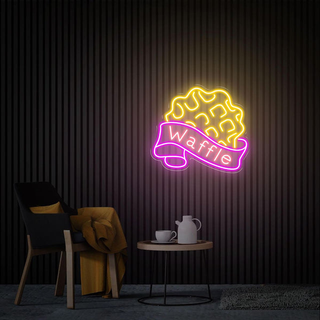 Waafle Neon Sign
