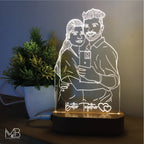 3D Illusion LED Line Art Lamp - The MB Store