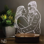 3D Illusion LED Line Art Lamp - The MB Store