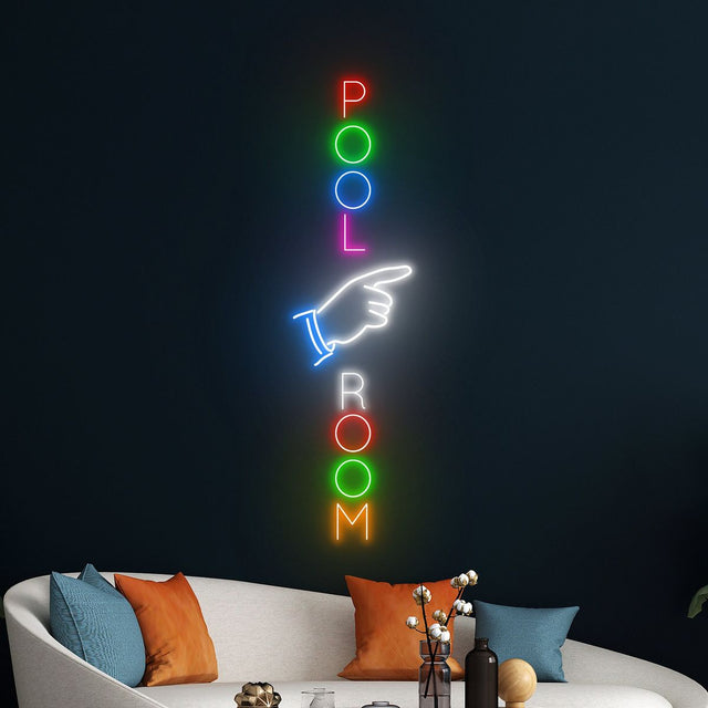 POOL ROOM Neon Sign