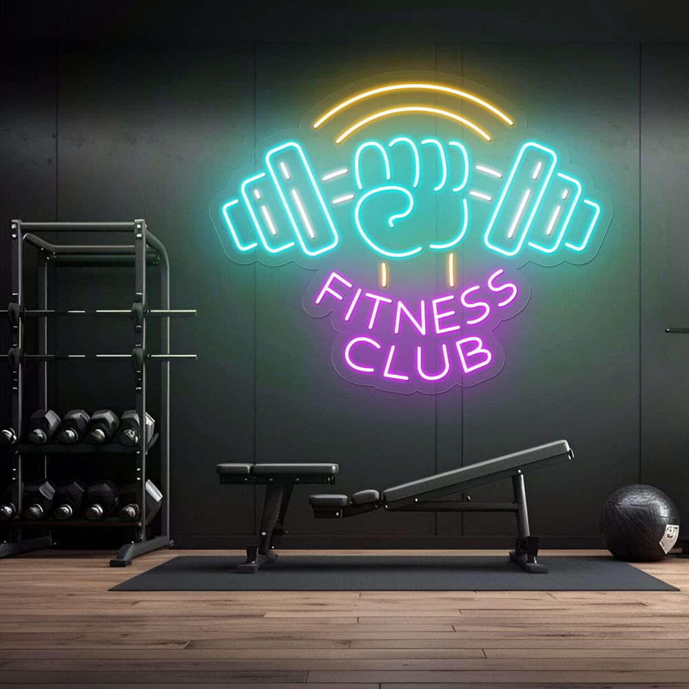 Fitness Club Neon Sign