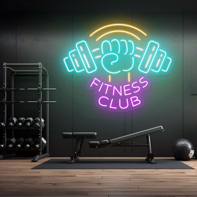 Fitness Club Neon Sign