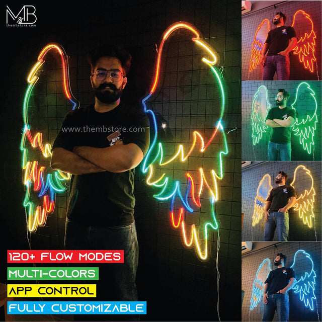 Running Lights Neon Wings