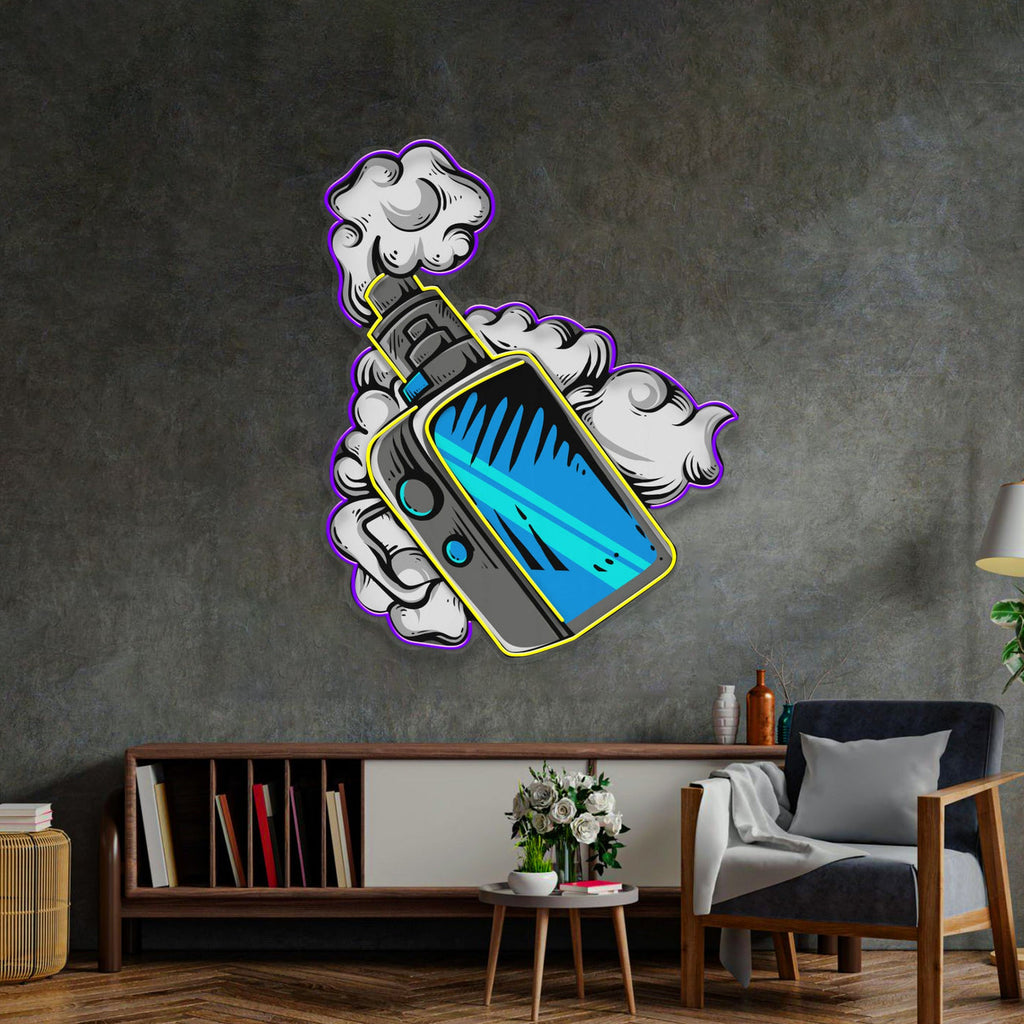 Vape LED Neon Sign Light Pop Art