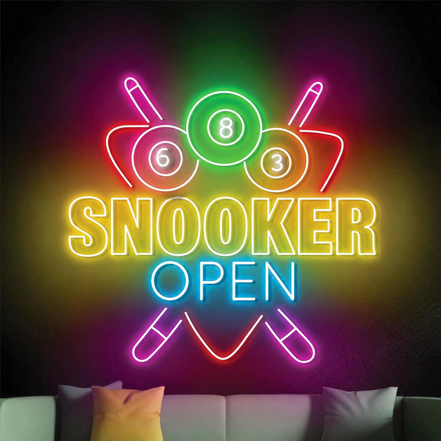 Snooker Open Neon