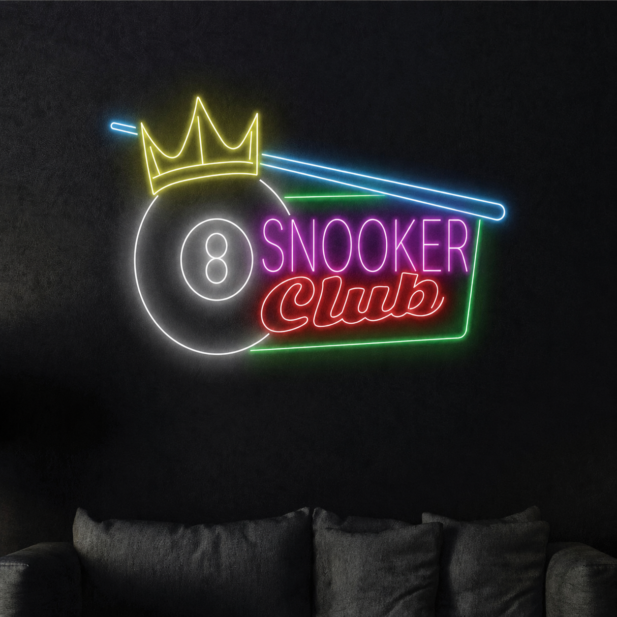 Snooker Club Neon
