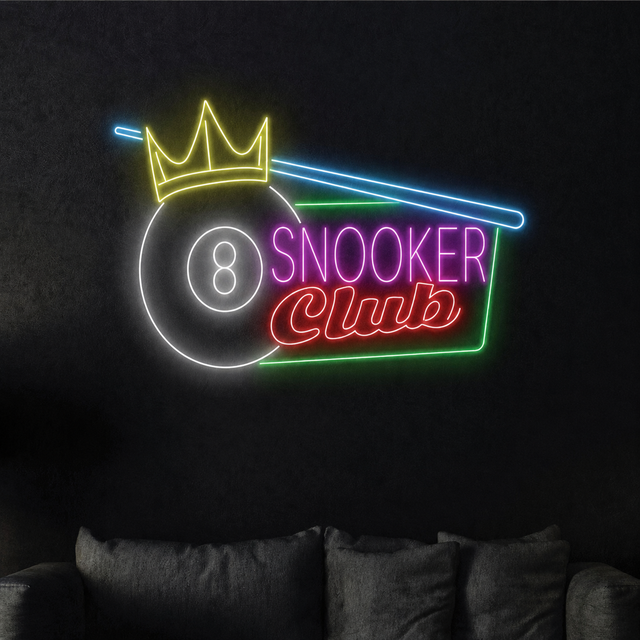 Snooker Club Neon