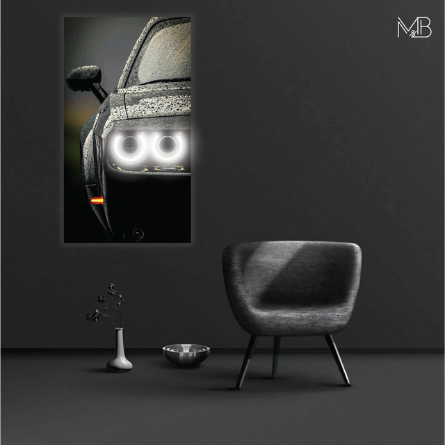 Dodge Charger Neon Poster