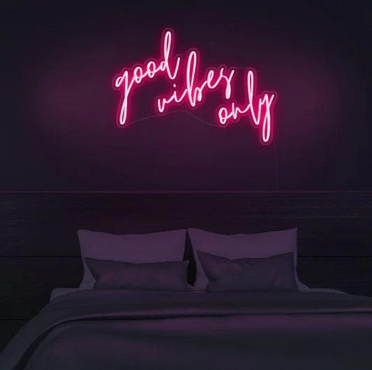 Good Vibes Only Neon Sign - Makkar & Brothers