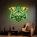 Hulk Holding Trophy Pop Art