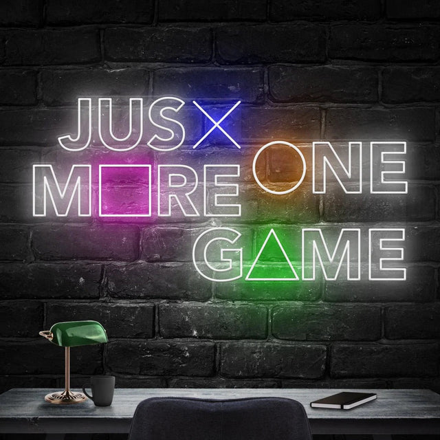 Just One More Game-2 Neon Sign