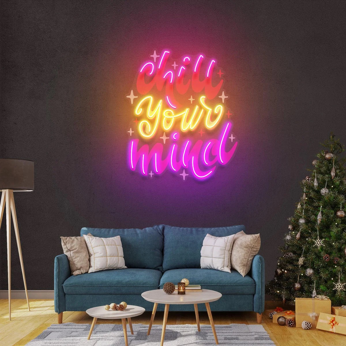 Chill Your Mind  Led Neon Acrylic Artwork