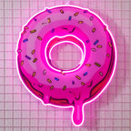 Pink Sprinkle Donut LED Neon Acrylic Artwork