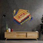 Cassate Retro Acrylic Neon Artowrk