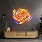 Cassate Retro Acrylic Neon Artowrk
