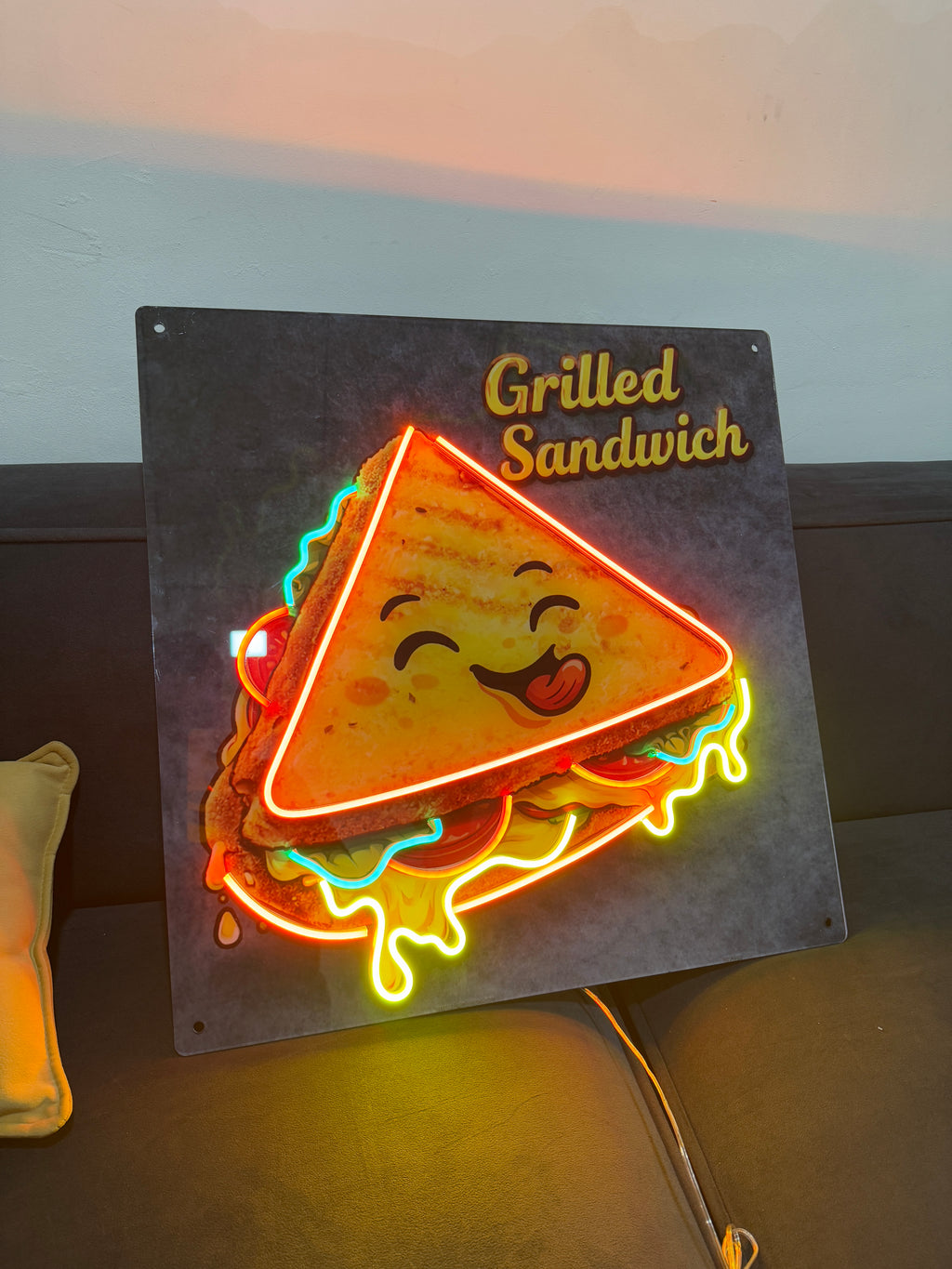 Grilled Sandwich LED Neon Sign