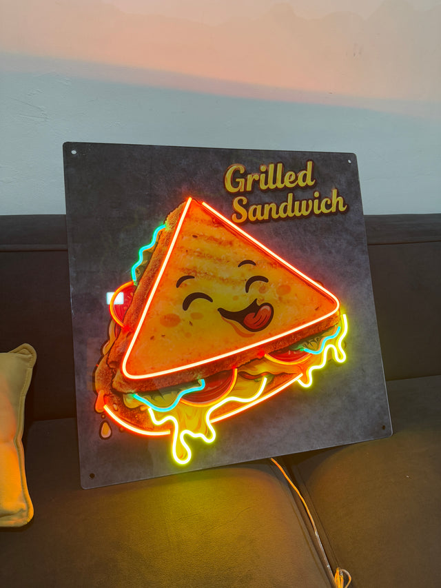 Grilled Sandwich LED Neon Sign