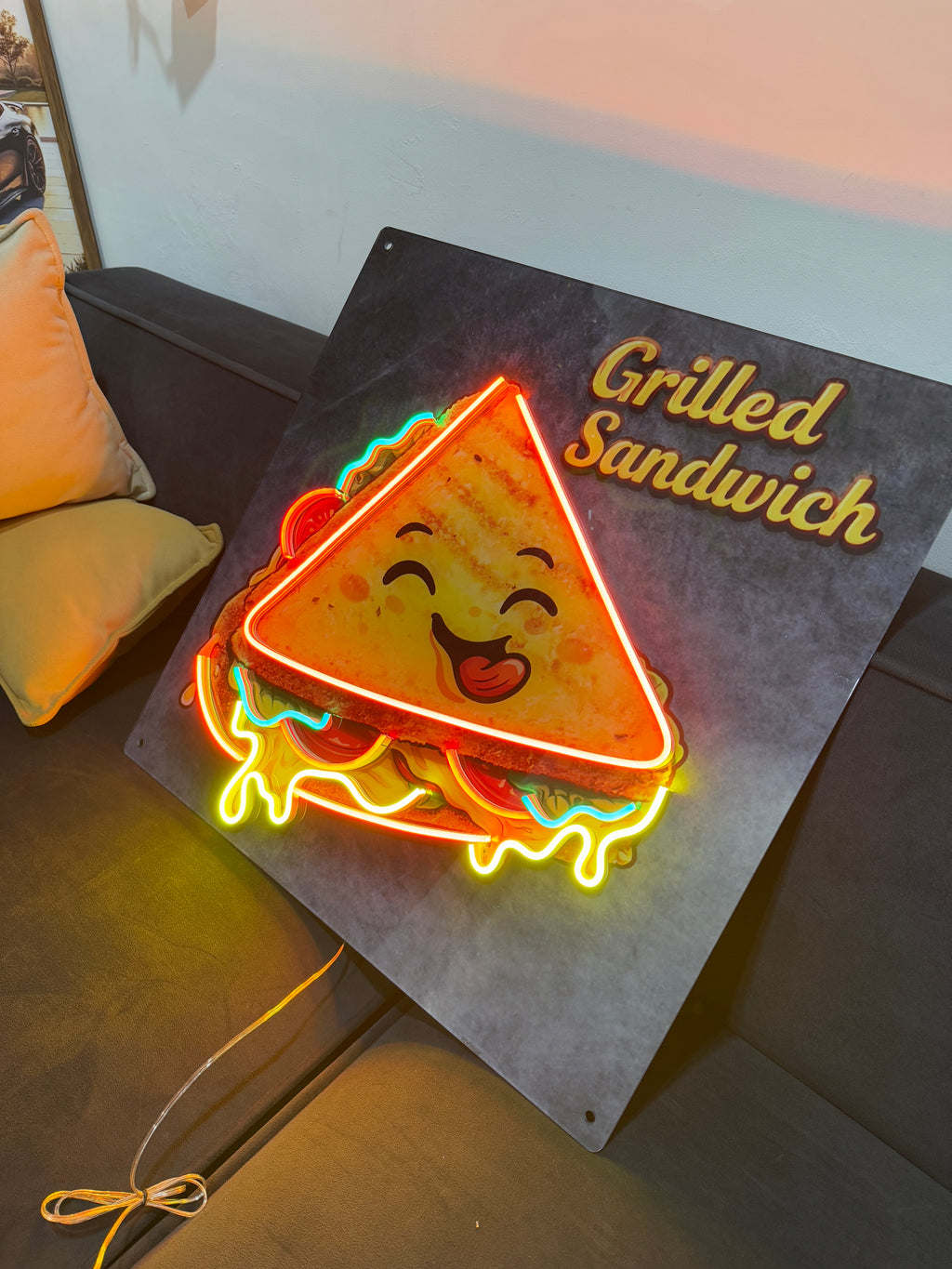 Grilled Sandwich LED Neon Sign