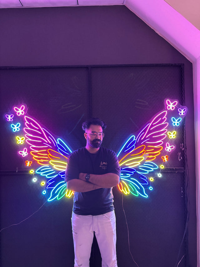 Butterfly Wings Neon