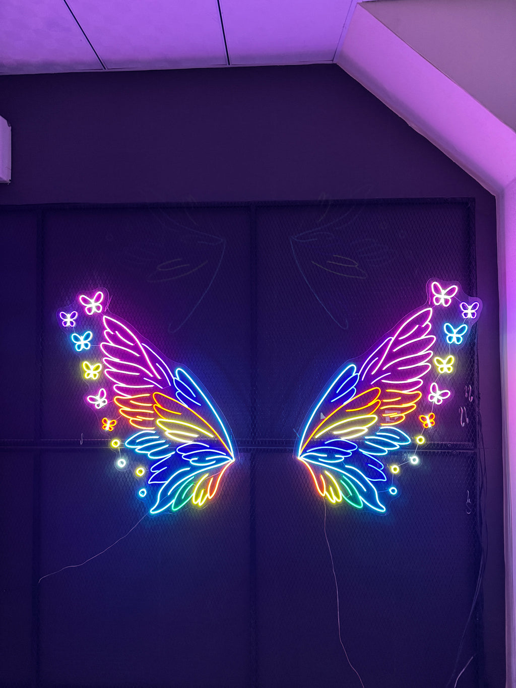 Butterfly Wings Neon
