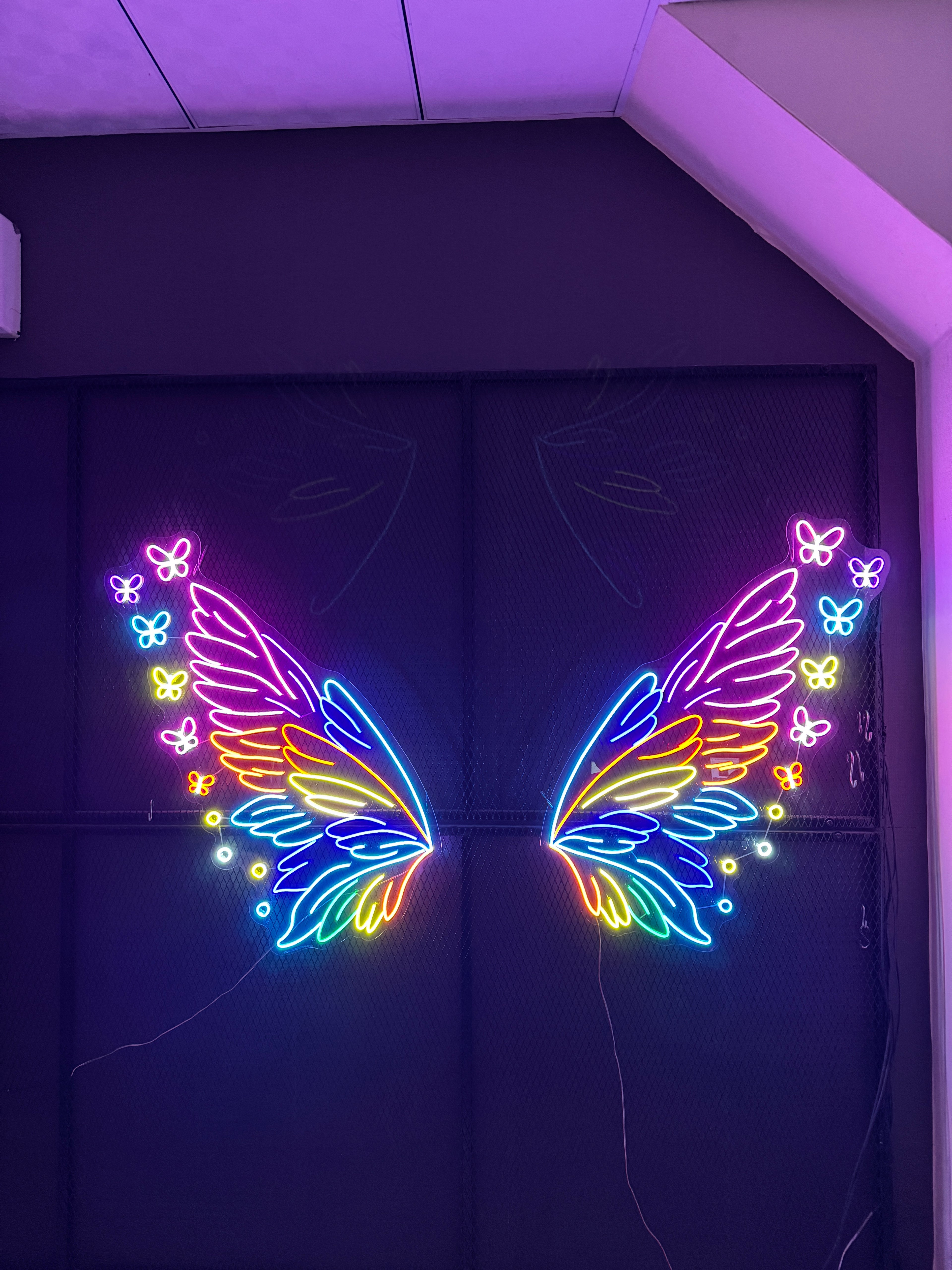 Butterfly Wings Neon