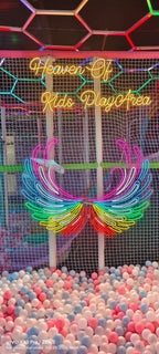 Multicolor Butterfly Wings 48 x 52 inches