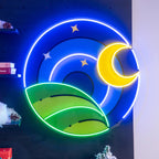 Starry Led Neon Sign Light Pop Art