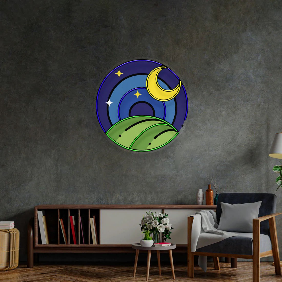 Starry Led Neon Sign Light Pop Art