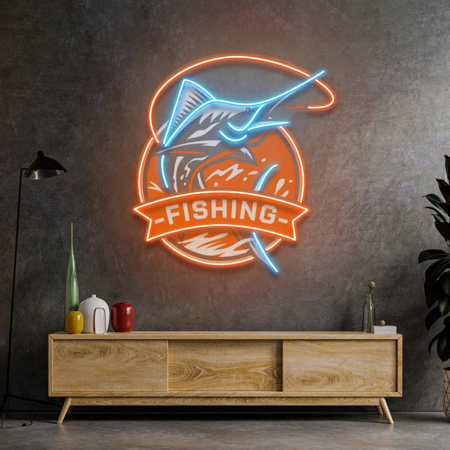 Blend with The Ocean Waves LED Neon Sign Light Pop Art