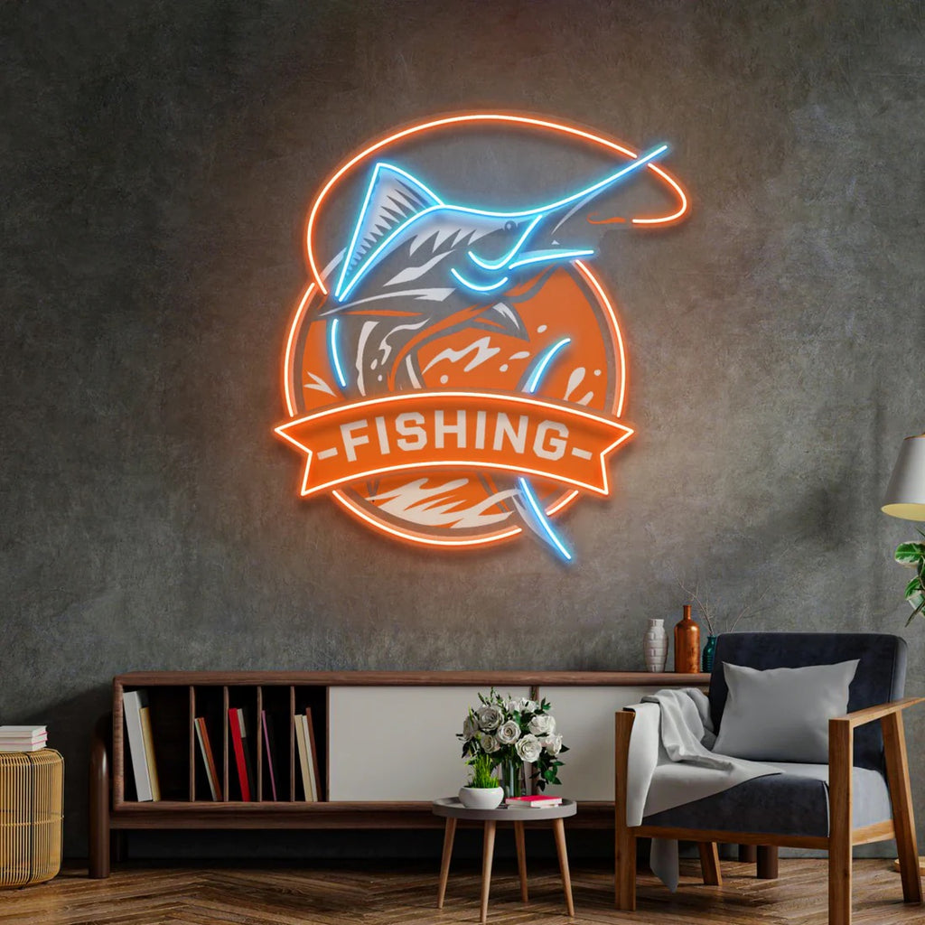 Blend with The Ocean Waves LED Neon Sign Light Pop Art