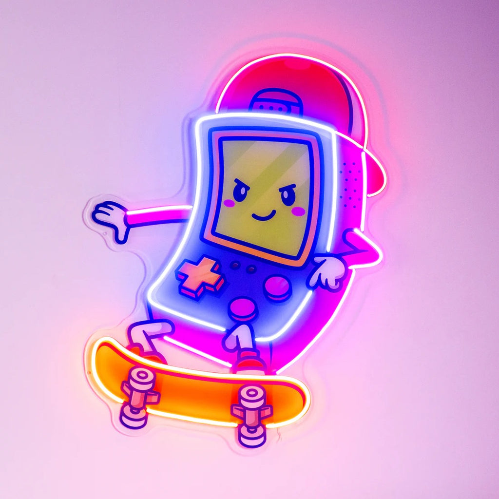 Cute Game Controller Led Neon Sign Pop Art