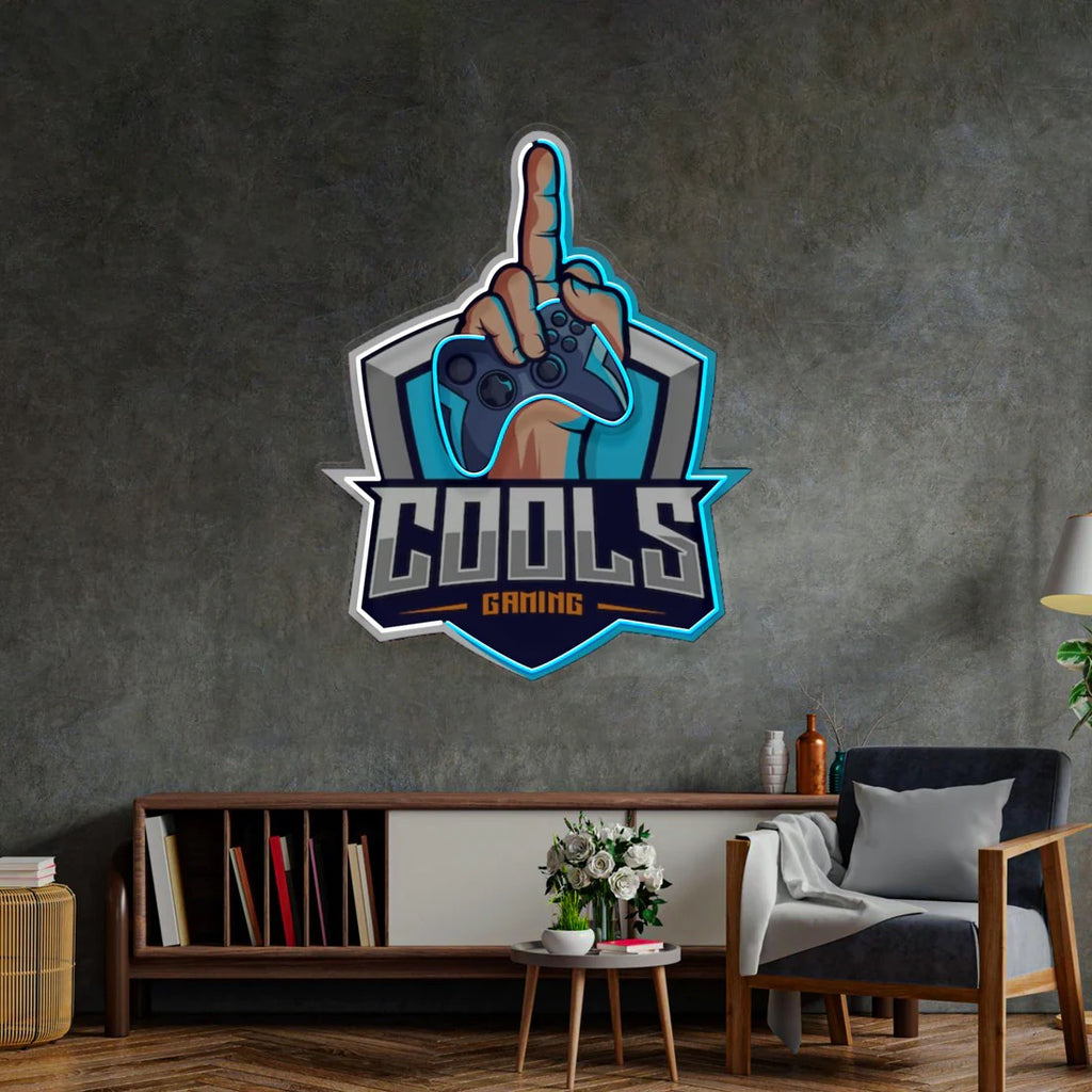 Cool Gamer LED Sign Pop Art