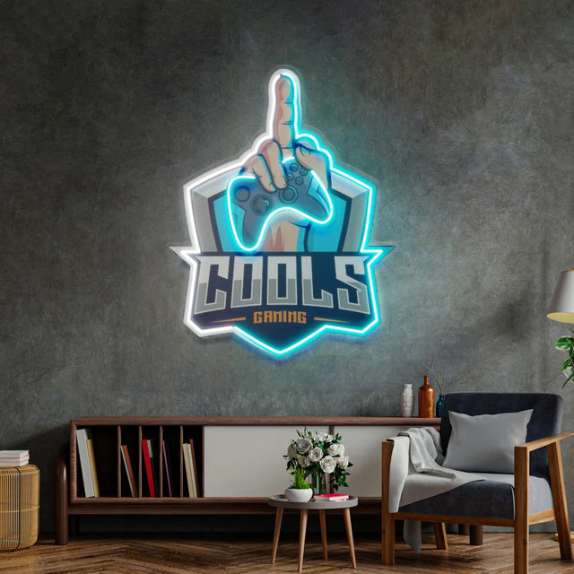 Cool Gamer LED Sign Pop Art