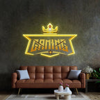 Crown Gaming Led Neon Sign Pop Art
