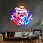 Cute Mummy Gaming Led Neon Sign