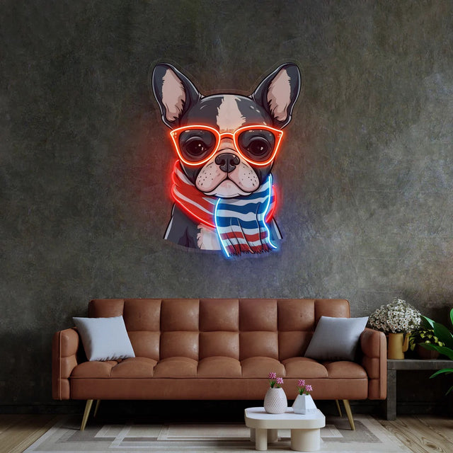 Dog Glass Pop Art