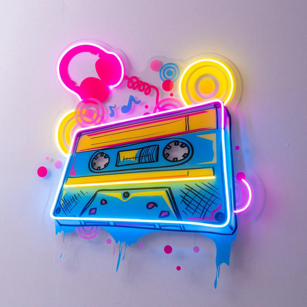 Cassette Color Pop Art
