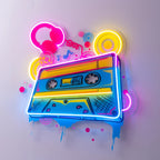 Cassette Color Pop Art