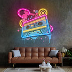 Cassette Color Pop Art